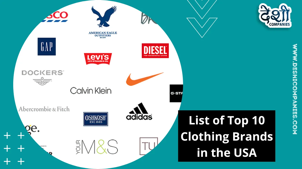 List of Top 10 Clothing Brands in the USA Deshi Companies